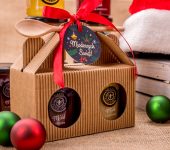 2 miodziki w kartoniku na Boże Narodzenie