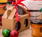 2 miodziki w kartoniku na Boże Narodzenie