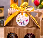 2 miodziki w kartoniku na Dzień Babci i Dziadka