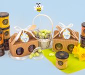 2 miodziki w kartoniku na Wielkanoc