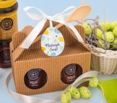 2 miodziki w kartoniku na Wielkanoc