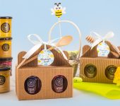 2 miodziki w kartoniku na Wielkanoc