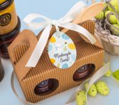 2 miodziki w kartoniku na Wielkanoc