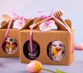 2 miody w kartoniku na Dzień Matki z 1 znakiem zodiaku