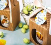 1 miód w kartoniku na Wielkanoc z 1 znakiem zodiaku