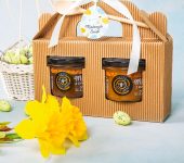 2 miodki w kartoniku na Wielkanoc