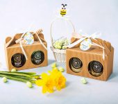 2 miody w kartoniku na Wielkanoc