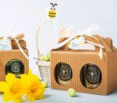 2 miody w kartoniku na Wielkanoc