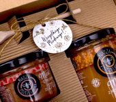 1 duży miód i 2 miodki w pudełku na każdą okazję (2 kolory)