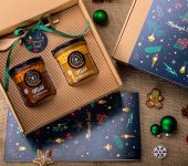 2 miody w pudełku na Boże Narodzenie