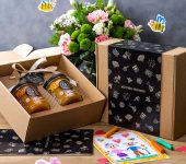 2 miody w pudełku na Dzień Babci lub Dziadka