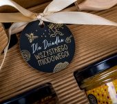 2 miody w pudełku na Dzień Babci lub Dziadka