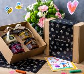 4 miodki w pudełku na Dzień Babci lub Dziadka