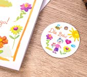 2 miody w pudełku na Dzień Babci i Dziadka