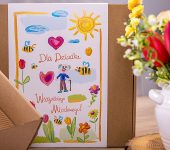 2 miody w pudełku na Dzień Babci i Dziadka