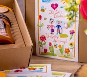 2 miody w pudełku na Dzień Babci i Dziadka