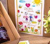 4 miodki w pudełku na Dzień Babci i Dziadka