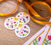 2 miody w kartoniku na Dzień Babci i Dziadka z 2 znakami zodiaku