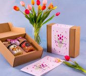 2 miody w pudełku na Dzień Matki z 1 znakiem zodiaku