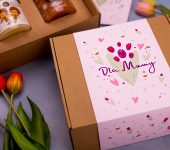 2 miody w pudełku na Dzień Matki z 1 znakiem zodiaku