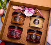 4 miodki w pudełku na Dzień Matki