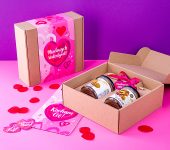 2 miody w pudełku na Walentynki z 2 znakami zodiaku