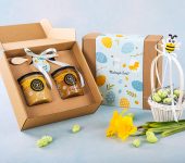 2 miody w pudełku na Wielkanoc