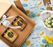 2 miody w pudełku na Wielkanoc