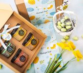 4 miodki w pudełku na Wielkanoc