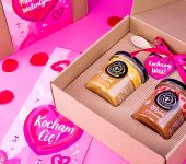 2 miody w pudełku na Walentynki