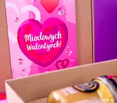 2 miody w pudełku na Walentynki