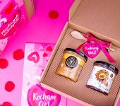 2 miody w pudełku na Walentynki z 1 znakiem zodiaku