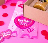 2 miody w pudełku na Walentynki z 1 znakiem zodiaku