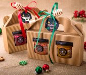 2 miodki w kartoniku na Boże Narodzenie