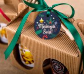 2 miody w kartoniku na Boże Narodzenie z 1 znakiem zodiaku