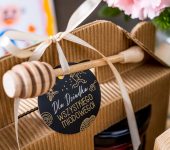 2 miodki w kartoniku na Dzień Babci lub Dziadka