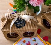 2 miody w kartoniku na Dzień Babci lub Dziadka