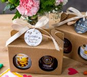 2 miody w kartoniku na Dzień Babci lub Dziadka z 1 znakiem zodiaku