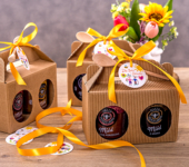 2 miody w kartoniku na Dzień Babci i Dziadka