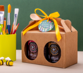 2 miody w kartoniku na Dzień Nauczyciela