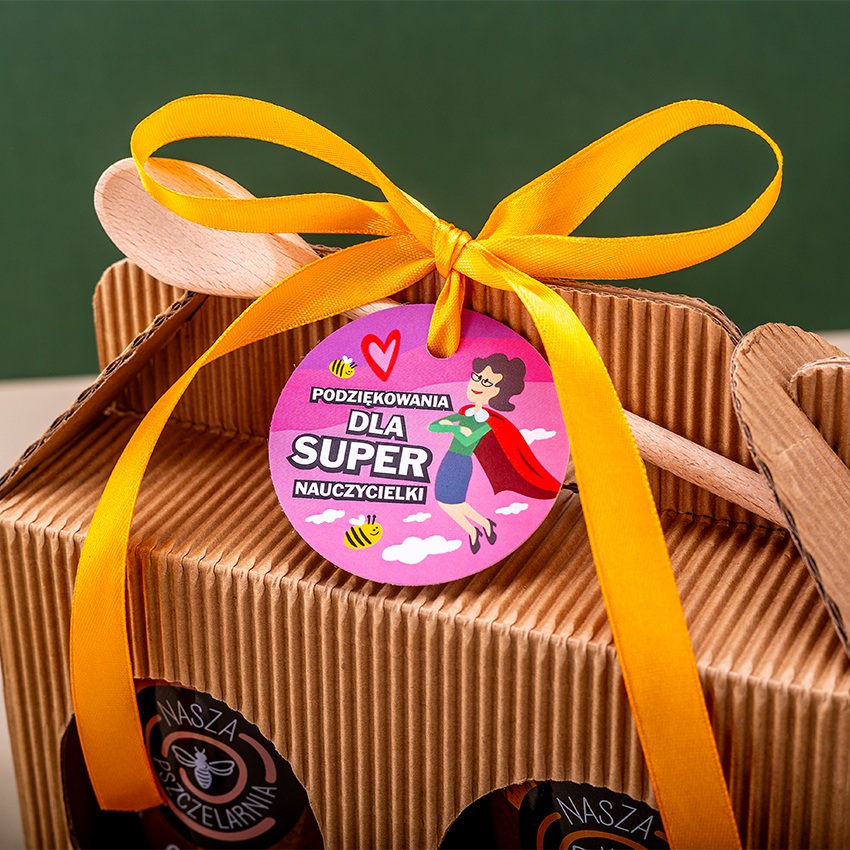 2 miody w kartoniku na koniec Roku Szkolnego