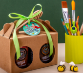 2 miody w kartoniku na Dzień Nauczyciela