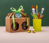 2 miody w kartoniku na Dzień Nauczyciela