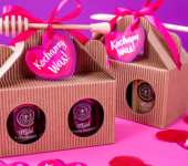 2 miodziki w kartoniku na Walentynki