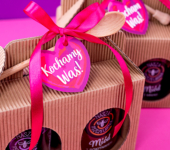 2 miody w kartoniku na na Walentynki