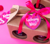 2 miody w kartoniku na na Walentynki