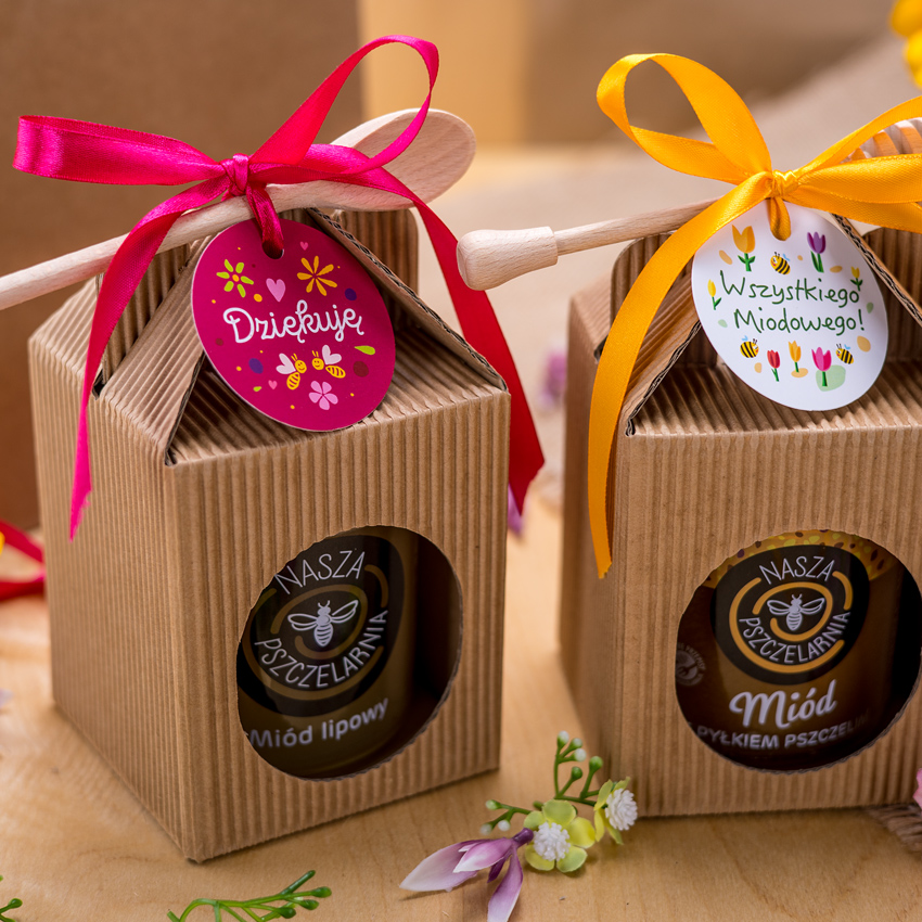 1 miód w kartoniku na każdą okazję (3 kolory)