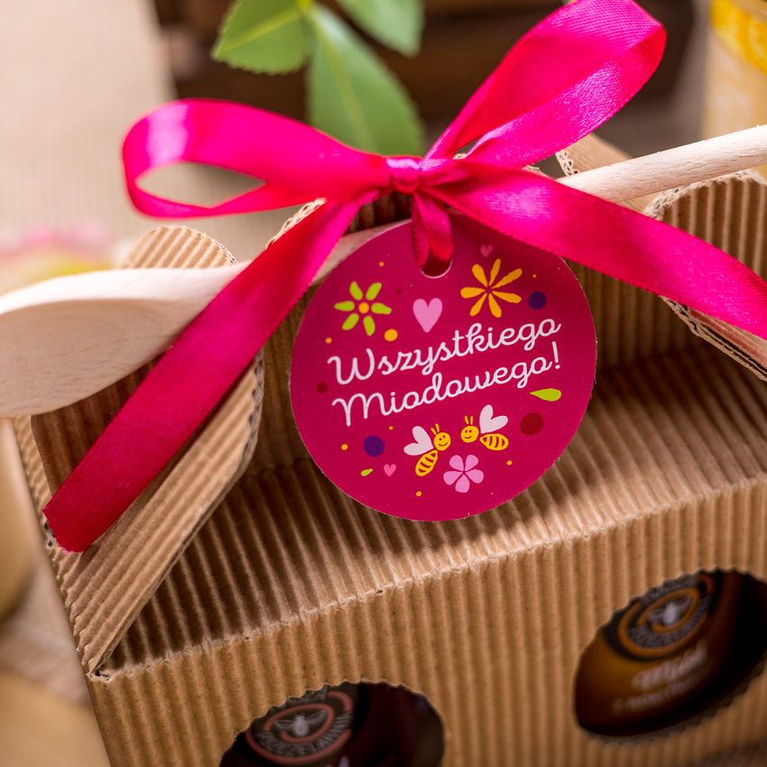 2 miodziki w kartoniku na Dzień Kobiet