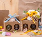 2 miody w kartoniku na Dzień Kobiet