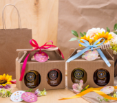 2 miody w kartoniku na Dzień Kobiet